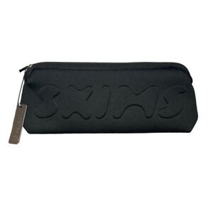 Skims Neoprene Pouch NEW black bag case make up wallet